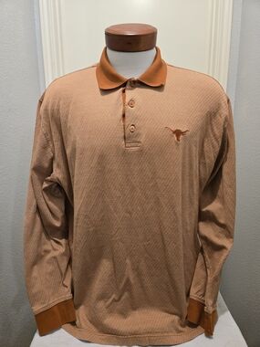 Ben Crenshaw, UT Longhorns, Long-Sleeve Polo Shirt, XL